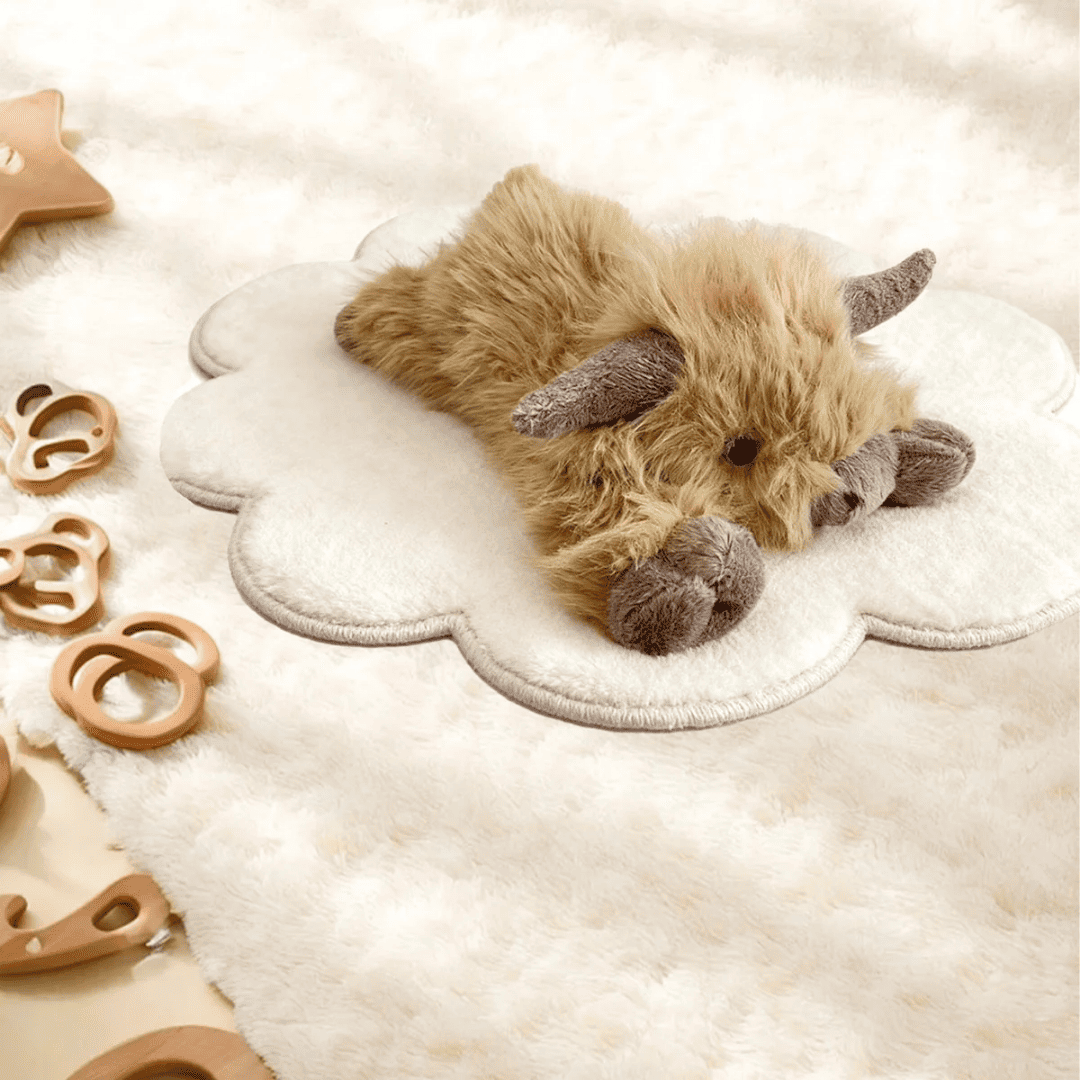 Qozy Weighted Highland Cow Plush