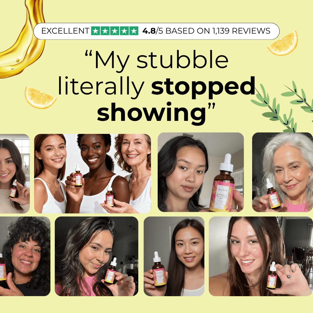 Hair Reduction Cyperus Rotundus Oil